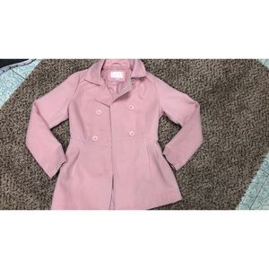 Pink peacoat